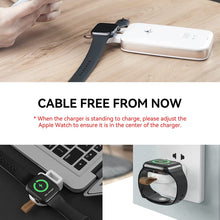 Load image into Gallery viewer, NEWDERY Charger for Apple Watch Portable iWatch USB Wireless Charger-White(1pc)
