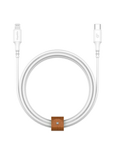 Load image into Gallery viewer, Blupebble Power Flow USB-C to Lightning Cable (1.2m)- White
